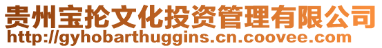 貴州寶掄文化投資管理有限公司