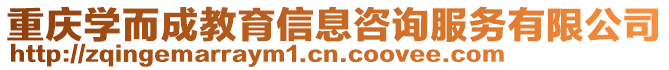 重慶學(xué)而成教育信息咨詢服務(wù)有限公司