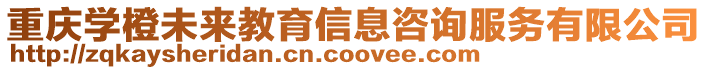 重慶學(xué)橙未來(lái)教育信息咨詢服務(wù)有限公司