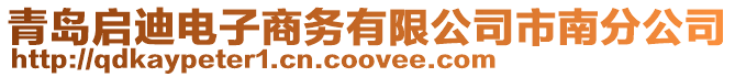 青島啟迪電子商務有限公司市南分公司