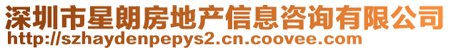 深圳市星朗房地產(chǎn)信息咨詢有限公司