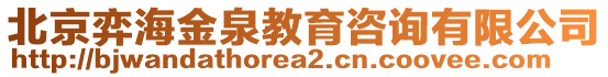 北京弈海金泉教育咨詢有限公司