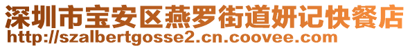 深圳市寶安區(qū)燕羅街道妍記快餐店