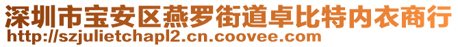 深圳市寶安區(qū)燕羅街道卓比特內(nèi)衣商行