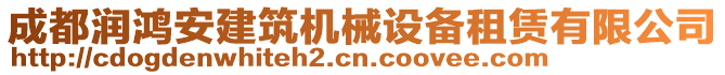 成都潤(rùn)鴻安建筑機(jī)械設(shè)備租賃有限公司