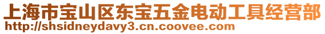 上海市寶山區(qū)東寶五金電動工具經(jīng)營部