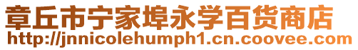 章丘市寧家埠永學百貨商店