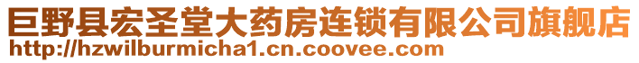 巨野縣宏圣堂大藥房連鎖有限公司旗艦店