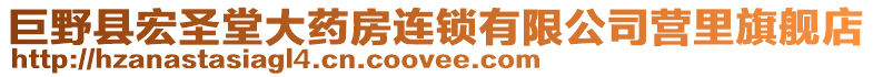 巨野縣宏圣堂大藥房連鎖有限公司營里旗艦店