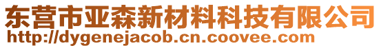 東營市亞森新材料科技有限公司