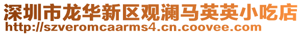 深圳市龍華新區(qū)觀瀾馬英英小吃店