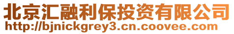 北京匯融利保投資有限公司