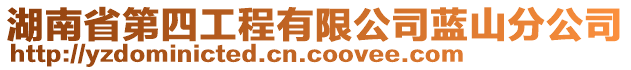 湖南省第四工程有限公司藍(lán)山分公司