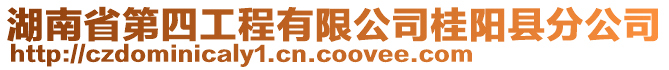 湖南省第四工程有限公司桂陽縣分公司