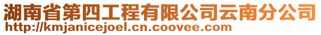 湖南省第四工程有限公司云南分公司