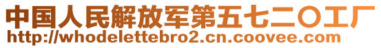 中國人民解放軍第五七二〇工廠