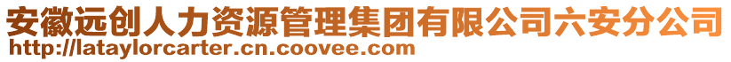 安徽遠(yuǎn)創(chuàng)人力資源管理集團(tuán)有限公司六安分公司