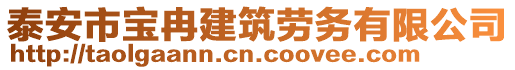 泰安市寶冉建筑勞務(wù)有限公司