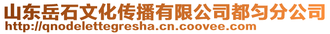 山東岳石文化傳播有限公司都勻分公司