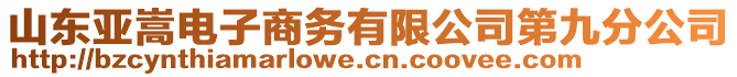 山東亞嵩電子商務有限公司第九分公司