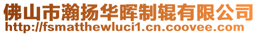 佛山市瀚揚(yáng)華暉制輥有限公司