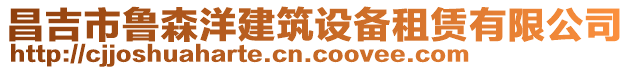 昌吉市魯森洋建筑設(shè)備租賃有限公司