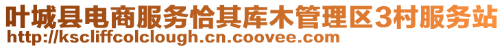 葉城縣電商服務(wù)恰其庫木管理區(qū)3村服務(wù)站