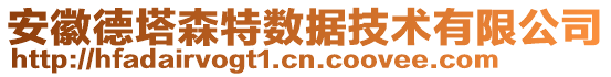 安徽德塔森特數據技術有限公司