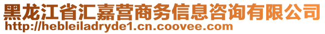 黑龍江省匯嘉營(yíng)商務(wù)信息咨詢有限公司