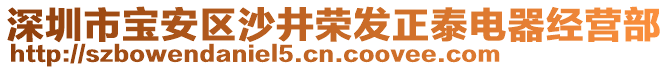 深圳市寶安區沙井榮發正泰電器經營部