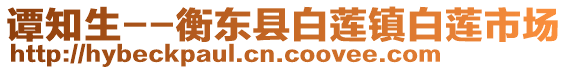 譚知生--衡東縣白蓮鎮(zhèn)白蓮市場(chǎng)