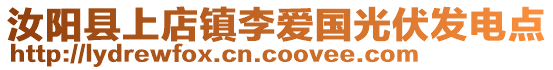 汝阳县上店镇李爱国光伏发电点