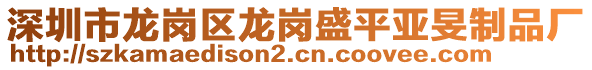 深圳市龍崗區(qū)龍崗盛平亞旻制品廠