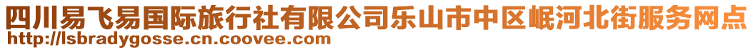 四川易飛易國際旅行社有限公司樂山市中區(qū)岷河北街服務網(wǎng)點