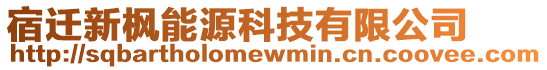 宿遷新楓能源科技有限公司