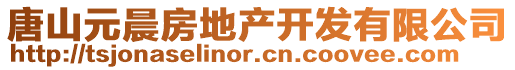 唐山元晨房地產(chǎn)開發(fā)有限公司