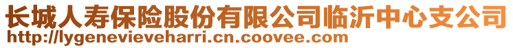 長城人壽保險股份有限公司臨沂中心支公司