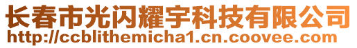 長春市光閃耀宇科技有限公司