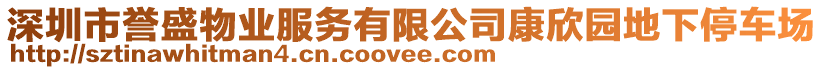 深圳市譽盛物業(yè)服務有限公司康欣園地下停車場