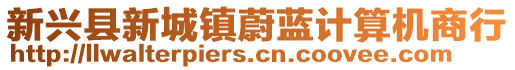 新興縣新城鎮(zhèn)蔚藍(lán)計(jì)算機(jī)商行