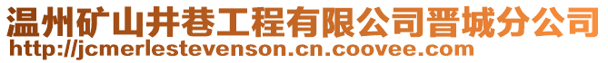 溫州礦山井巷工程有限公司晉城分公司