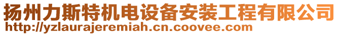 揚州力斯特機電設備安裝工程有限公司