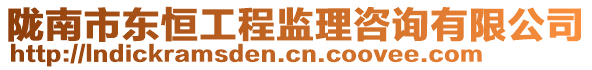 隴南市東恒工程監(jiān)理咨詢有限公司