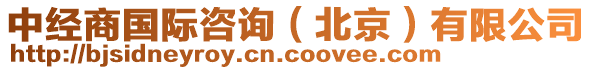 中經(jīng)商國(guó)際咨詢（北京）有限公司