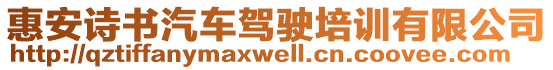 惠安詩書汽車駕駛培訓有限公司