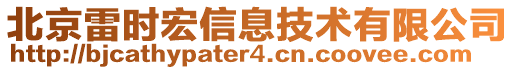 北京雷時宏信息技術(shù)有限公司