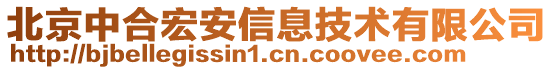 北京中合宏安信息技術有限公司