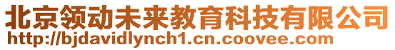 北京領(lǐng)動(dòng)未來教育科技有限公司