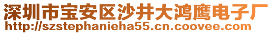 深圳市寶安區沙井大鴻鷹電子廠