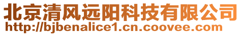 北京清風(fēng)遠(yuǎn)陽科技有限公司